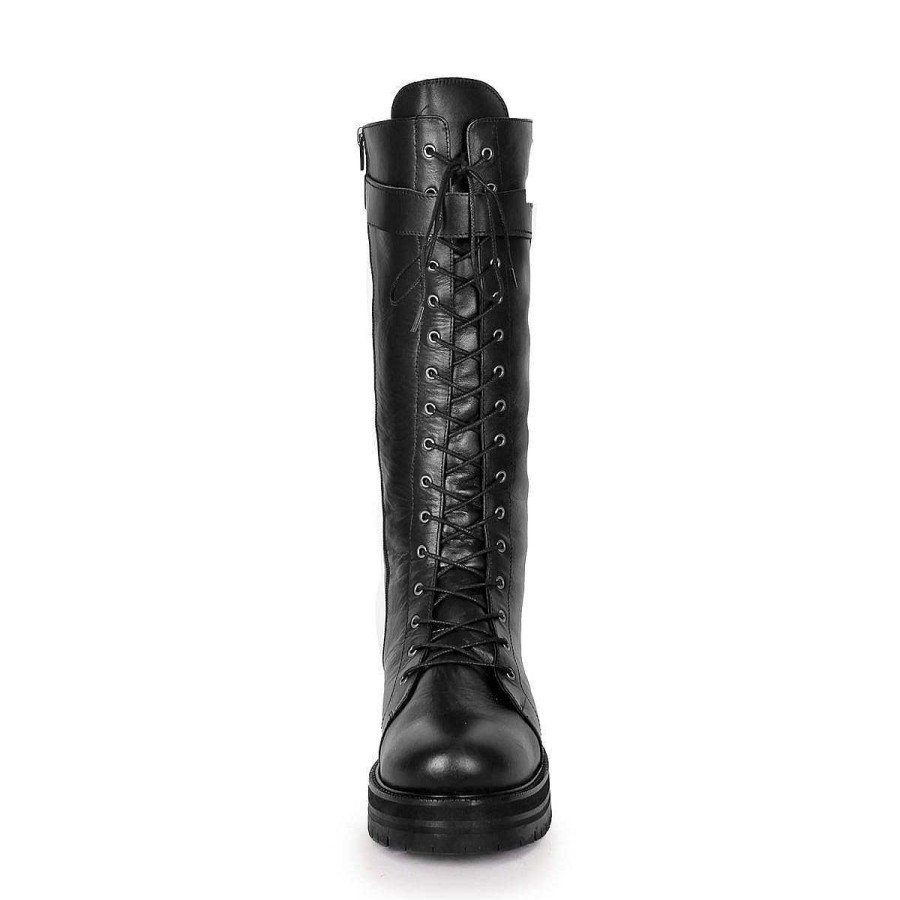 Everyday Darlings | Fernando Berlin Boots Combat/Gothic Style Calf-High Standard Size