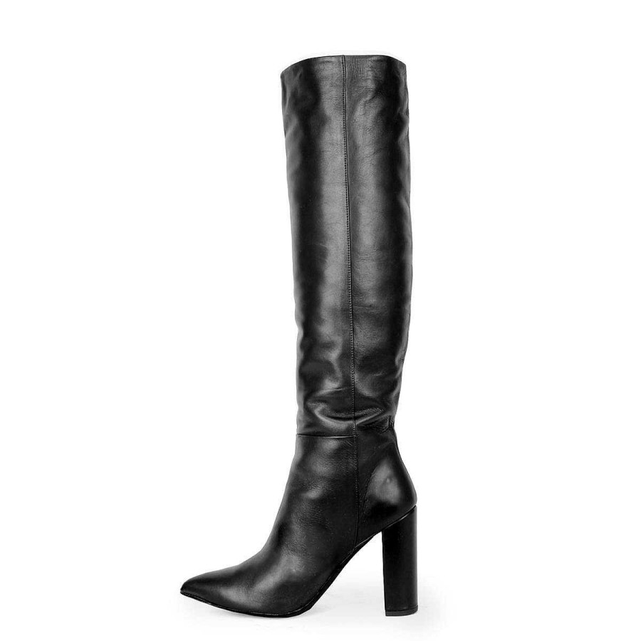 Everyday Darlings | Fernando Berlin Kneehigh Boots With Wide Shaft And Block Heels