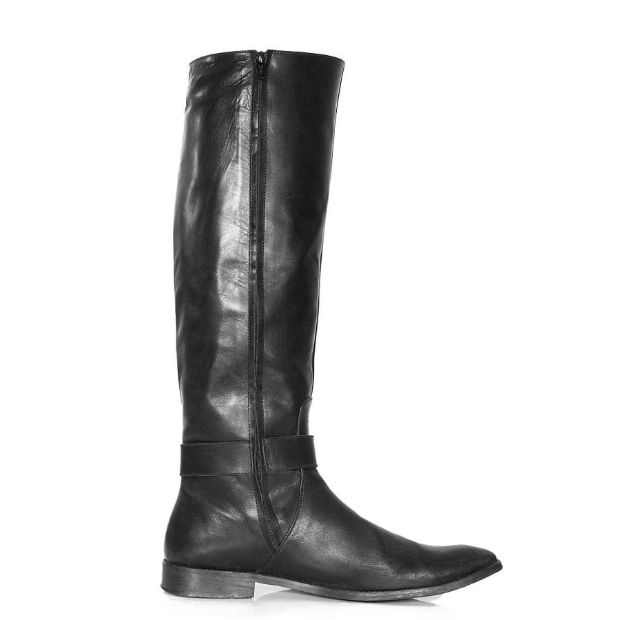 Everyday Darlings | Fernando Berlin Men'S Boots Knee High With Strap Standard Size