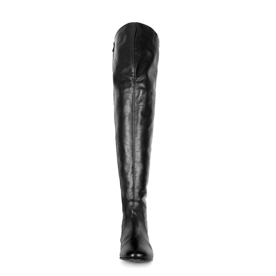 Boots Made-To-Measure | Fernando Berlin Super Flat Over-The-Knee Boots With Lacing Made-To-Measure