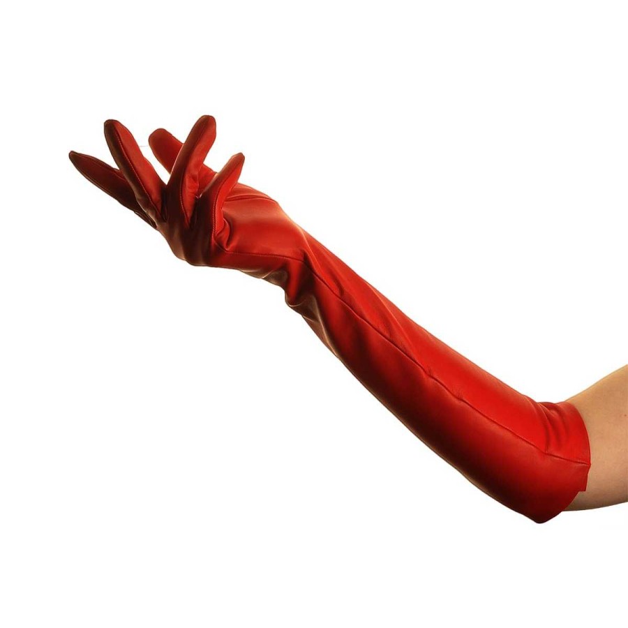 Gloves Standard Sizes | Fernando Berlin Opera Leather Gloves Above The Elbow Standard Size