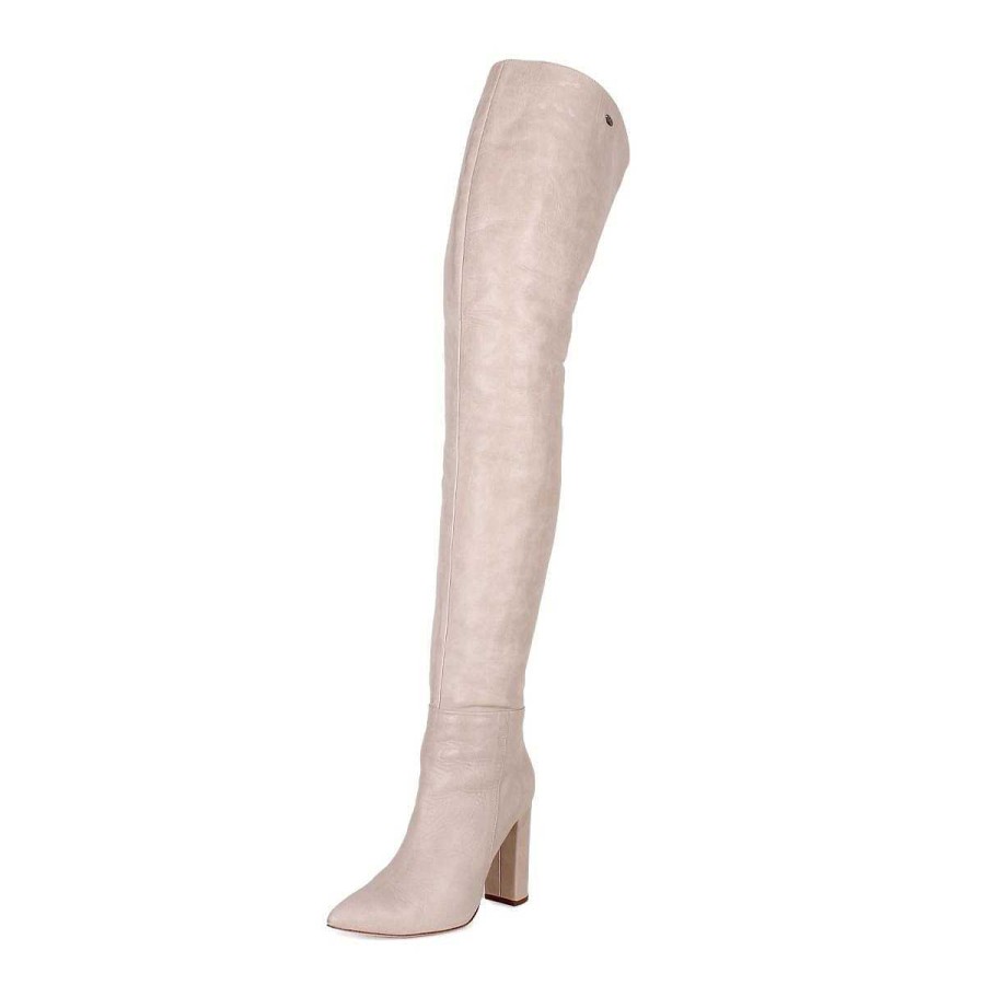 Everyday Darlings | Fernando Berlin Thigh High Boots With Block Heels Standard Size