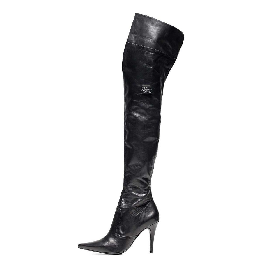 Boots Made-To-Measure | Fernando Berlin Classic Over-The-Knee Boots Flip Top High Heel Made-To-Measure