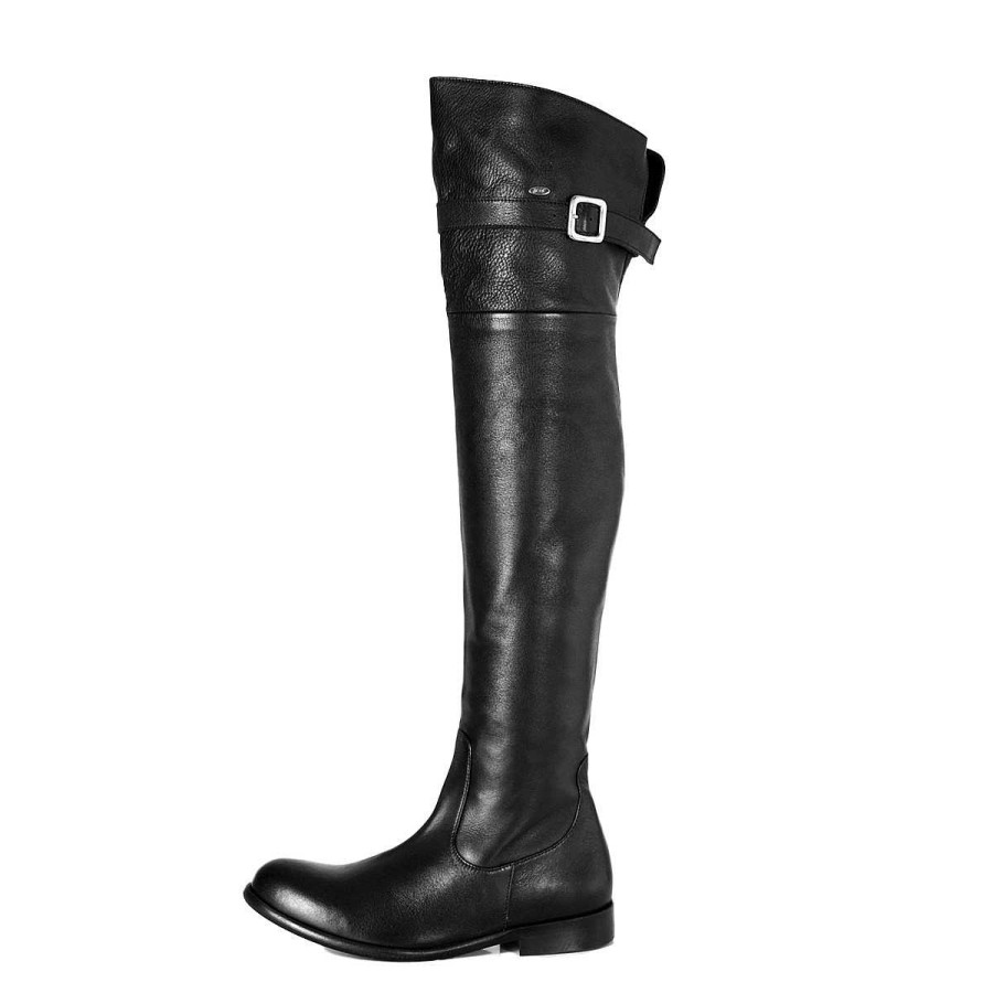 Boots Made-To-Measure | Fernando Berlin Classic Over-The-Knee Boots With Strap Flat Made-To-Measure