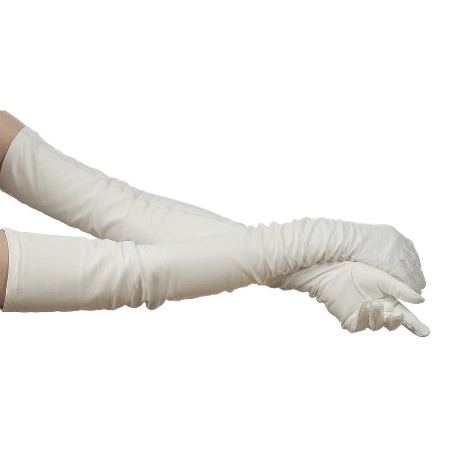 Gloves Standard Sizes | Fernando Berlin Opera Leather Gloves Above The Elbow Standard Size