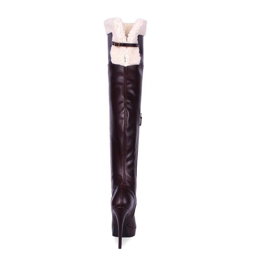 Boots Made-To-Measure | Fernando Berlin Over The Knee Boots With Sheepskin Made-To-Measure (Model 917)