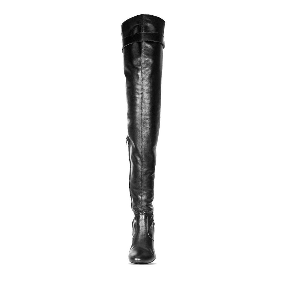 Everyday Darlings | Fernando Berlin Boots Thigh High Block Heel Strap Standard Size