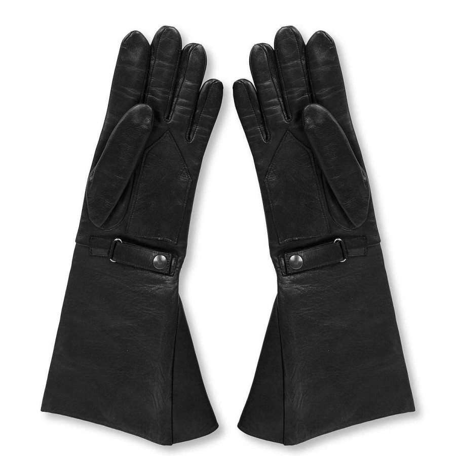 Gloves Standard Sizes | Fernando Berlin Leather Gloves With Wide Shaft Forearm Length Standard Size