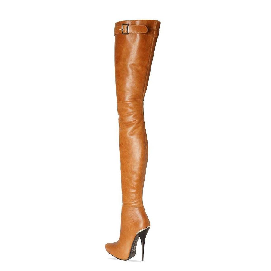 Boots Made-To-Measure | Fernando Berlin Super Long High Heel Boots Crotch High Strap Made-To-Measure