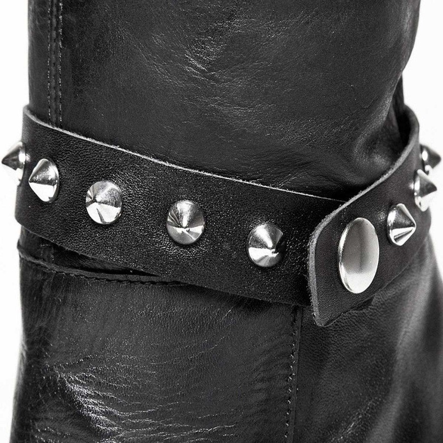 Boot Belts | Fernando Berlin Boot Belts With Rivets And Push-Button Standard Size