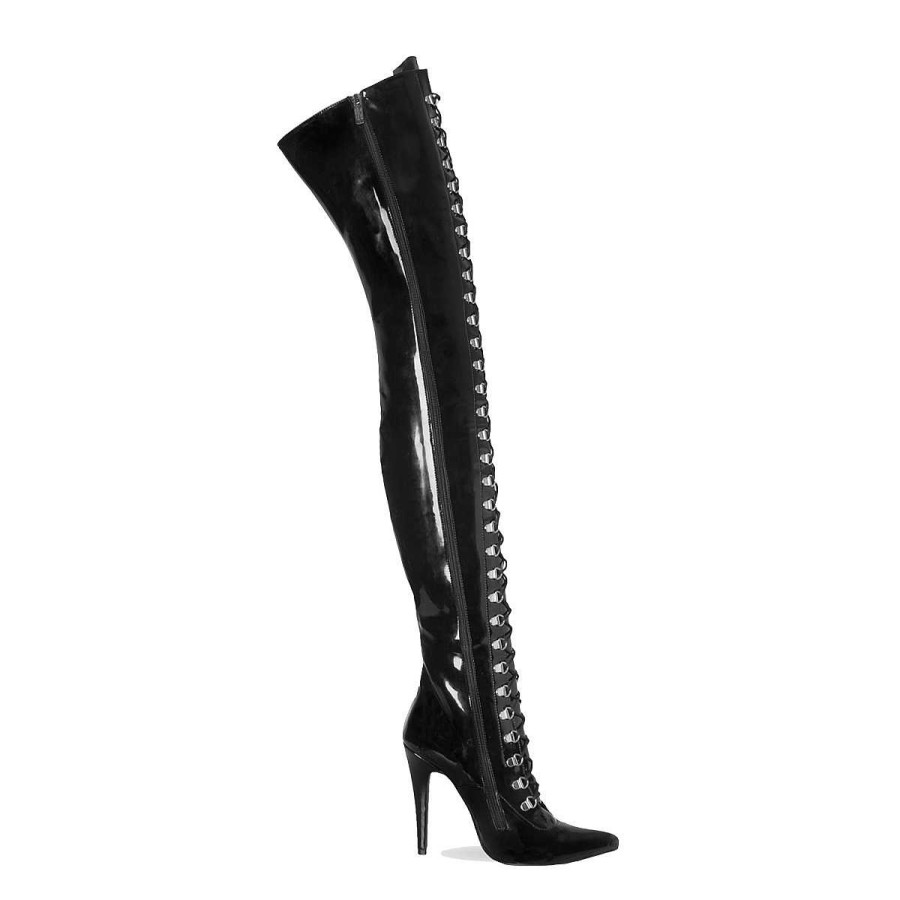 Boots Made-To-Measure | Fernando Berlin High Heel Boots Thigh High Lacing Made-To-Measure