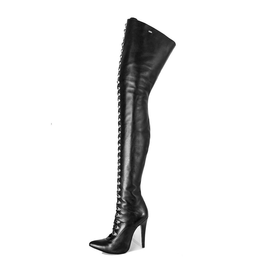 Boots Made-To-Measure | Fernando Berlin High Heel Boots Thigh High Lacing Made-To-Measure