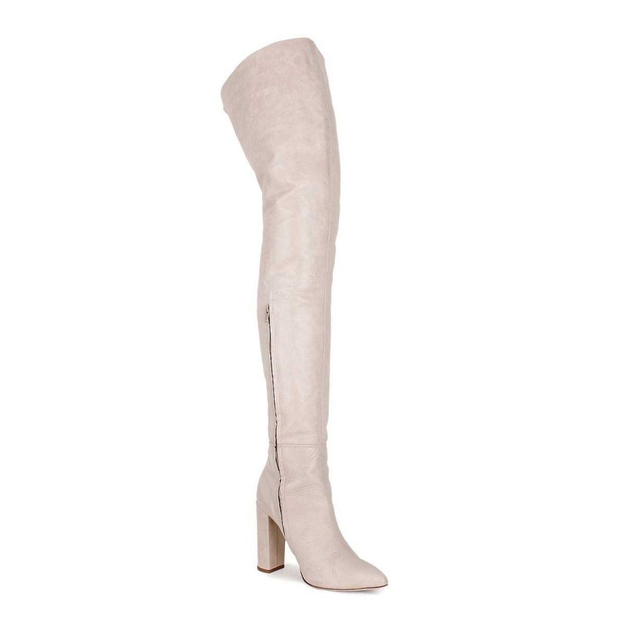 Everyday Darlings | Fernando Berlin Thigh High Boots With Block Heels Standard Size