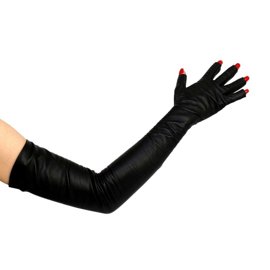 Gloves Standard Sizes | Fernando Berlin Opera Leather Gloves Upper Arm Length Tipless Standard Size